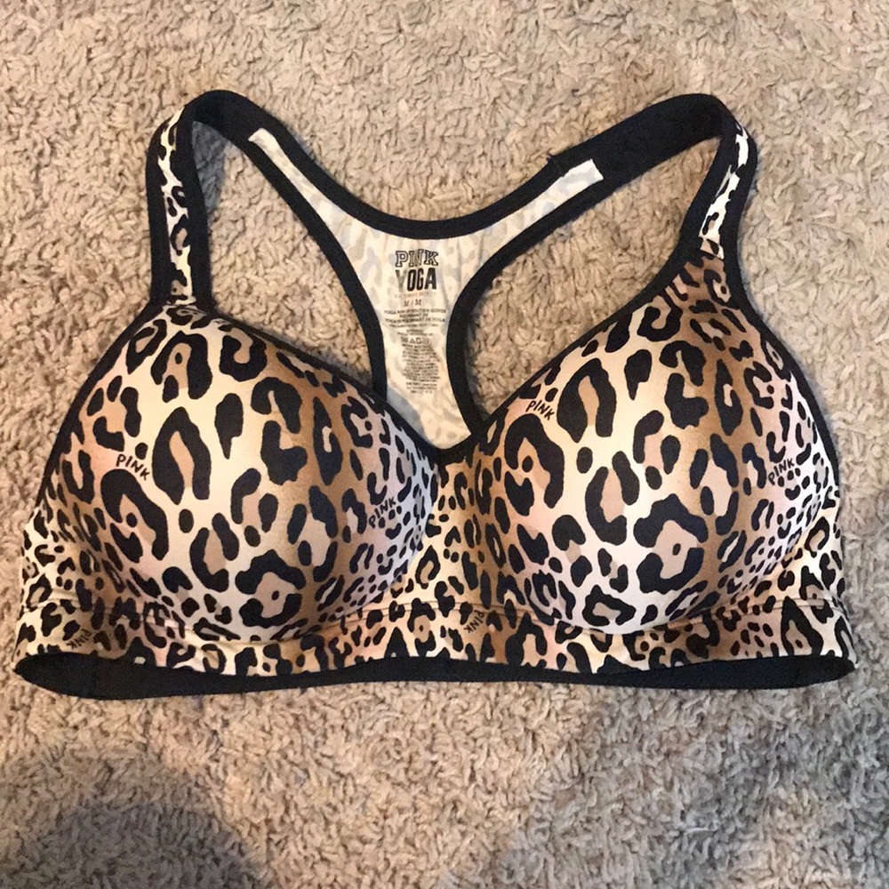 Leopard sports bra